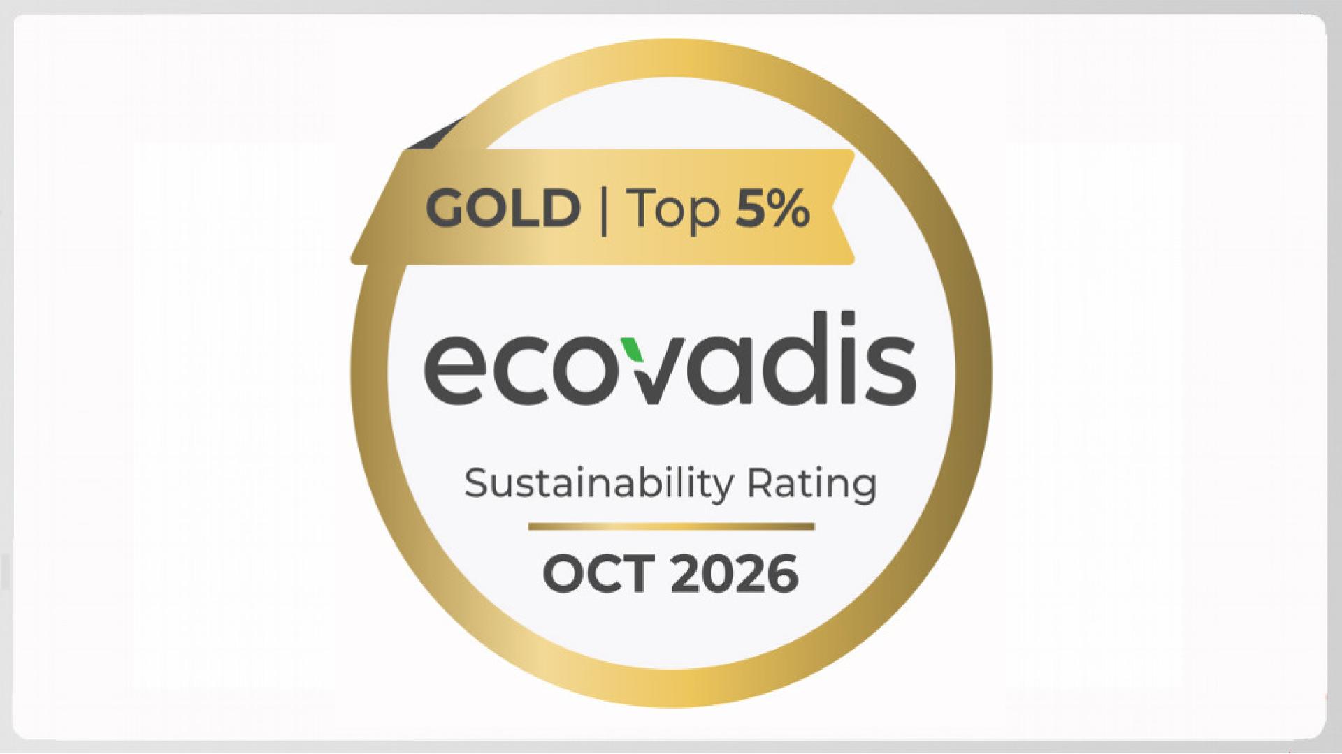 EcoVadis Gold